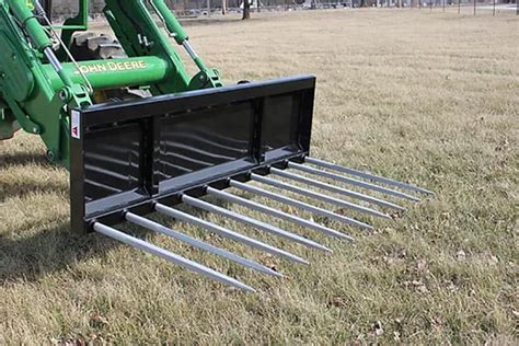 tractor quick attachment manure fork